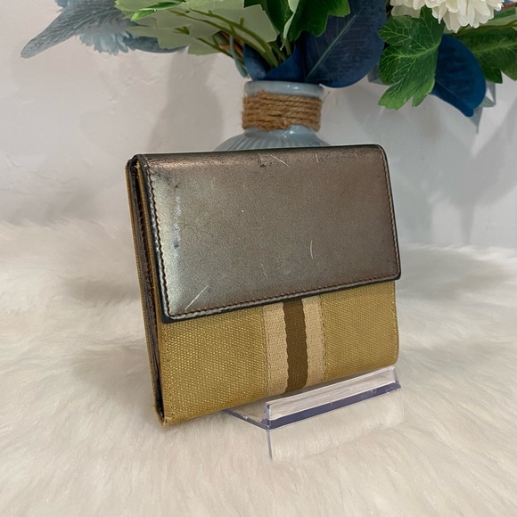 GUCCI Jackie Gold/Metallic Compact Wallet - Picture 5 of 15